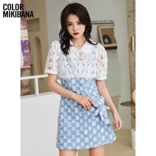 MIKIBANA米可芭娜甜辣街头小众2023年夏季新款连衣裙M22OD1393