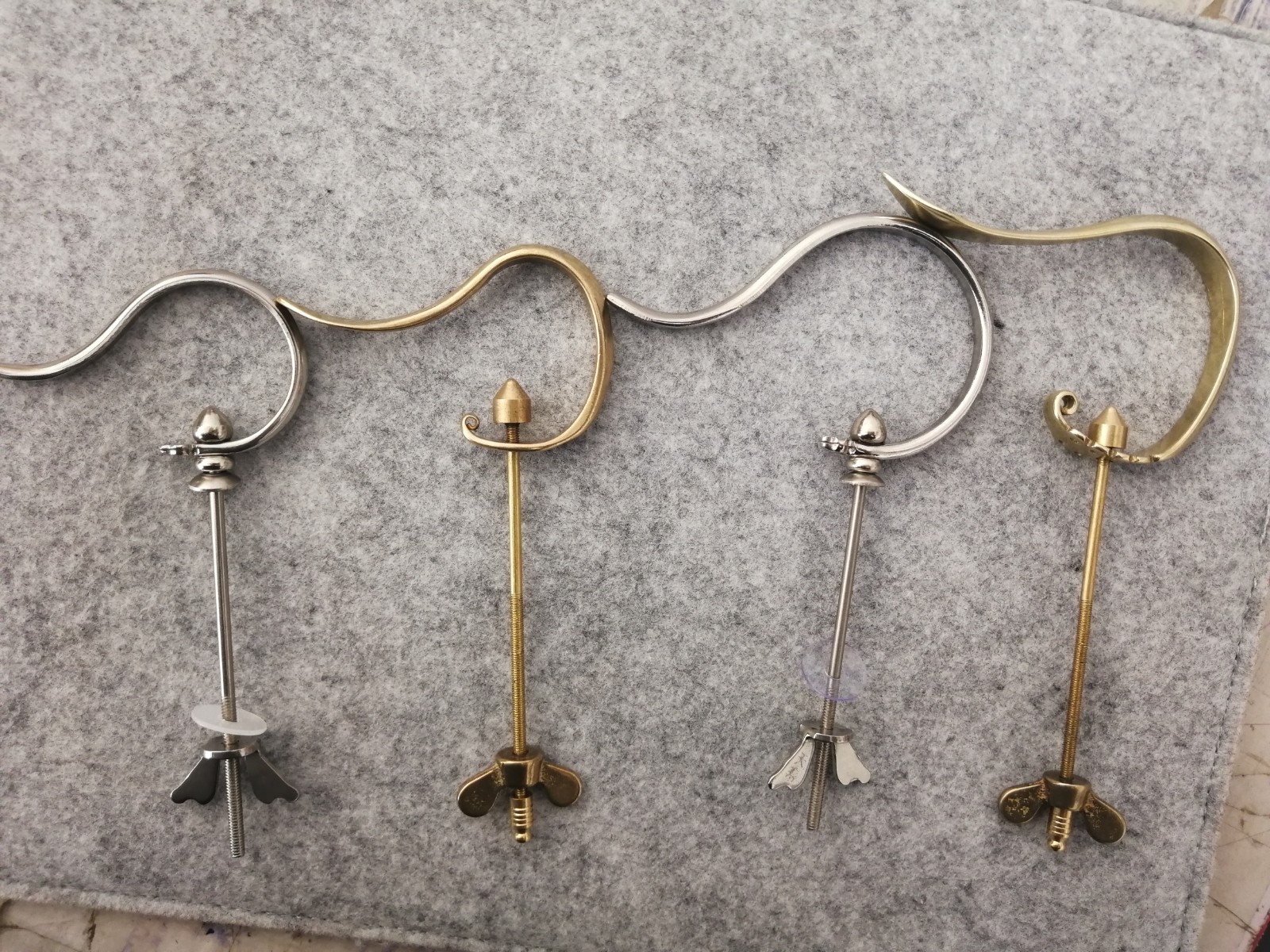 鸟笼配件纯黄铜川笼挂钩钩子提手