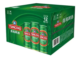 青岛啤酒美啤内销版710mlX12罐大罐青岛原产地发货一厂登州路56号