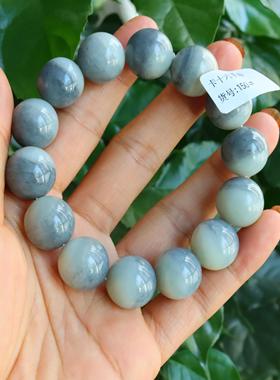 新疆籽料青花手串和田玉聚宝盆