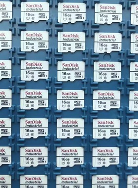 闪迪工业级TF卡64g32g16g8g存储卡MLC颗粒工控设备耐高低温SD小卡