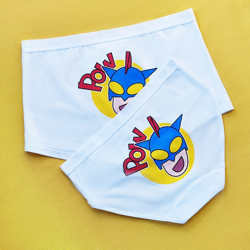 动感超人内裤情侣款卡通印花