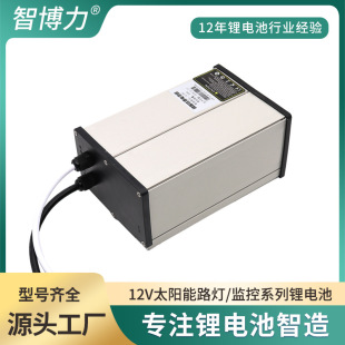 12V30Ah太阳能路灯锂电池90Ah储控一体LED监控系统磷酸铁锂电池组