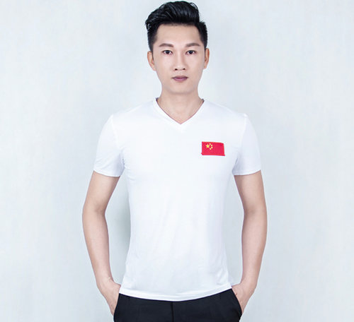 男舞蹈服拉丁舞国标舞服练功服摩登舞交谊舞服广场舞服跳舞服上衣