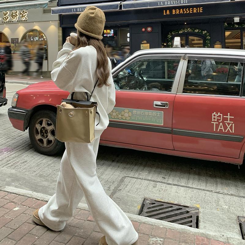 现货大货数据好新款韩版休闲套装B121-2401-加绒p165k228,女装运动套装,昱儿e优优