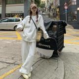 现货大货数据好新款韩版休闲套装B121-2401-加绒p165k228，女装运动套装，昱儿e优优