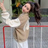 现货主推2024新款两色棒球服B121-2303-P125-K178，女装短外套，昱儿e优优