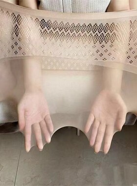 20261D无痕超薄超透丝袜女【面膜美肤护肤】光腿镂空腰连裤丝