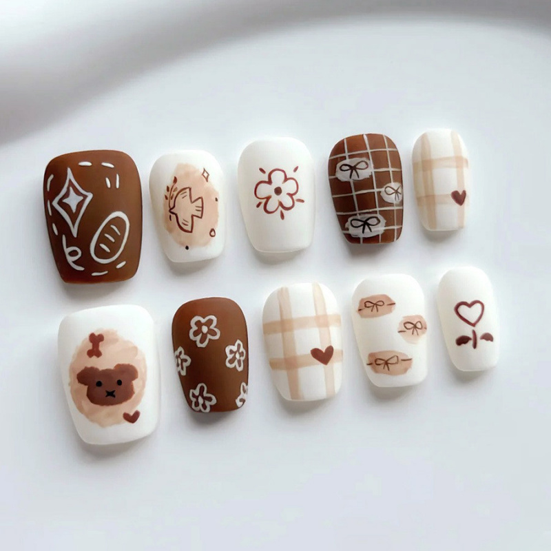 芭蕾风方甲细闪星河显白30片