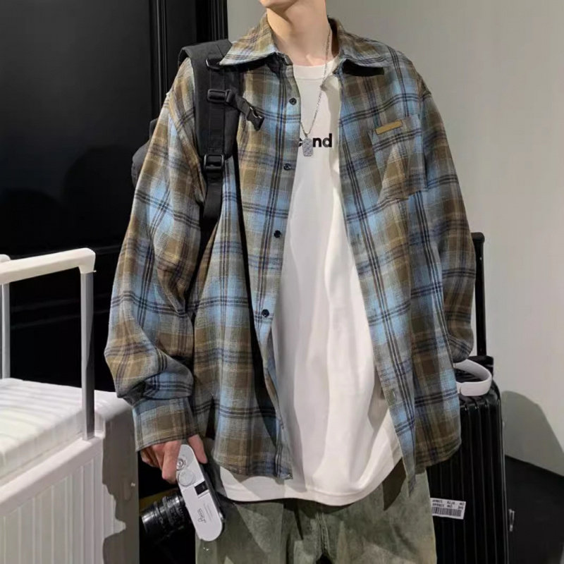 韩系男童衬衫2025春季新款洋