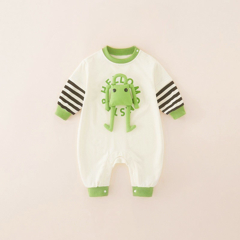 春季宝宝服装新生儿爬服幼儿连体