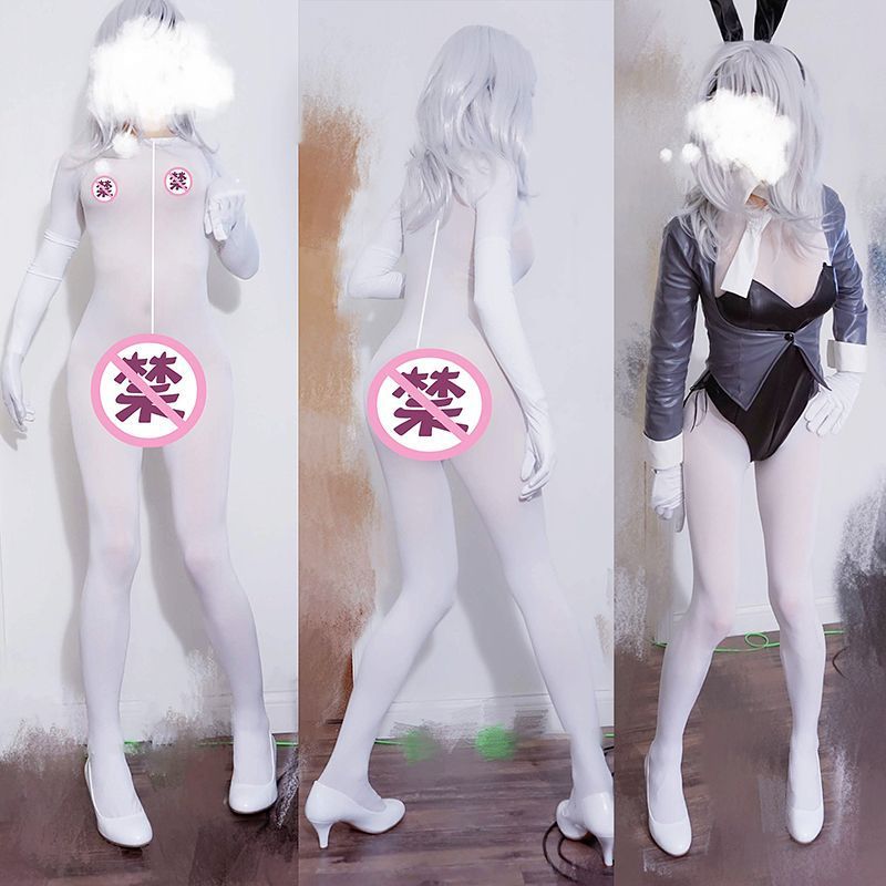 性感全包开档连体丝袜