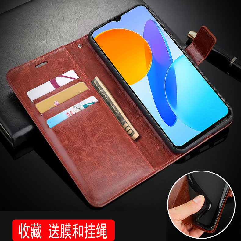 适用 荣耀VNE一AN00手机壳翻盖VNE-AN00外壳6.50英寸畅玩30保护套