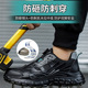 旋转扣易穿脱老保 男防砸防刺穿轻便软底钢头安全鞋 新款 跨境劳保鞋