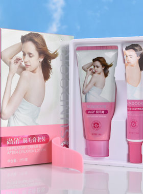 尚朵脱毛膏套装脱毛膏60g+脱毛后护理乳液 30ml（SD14）