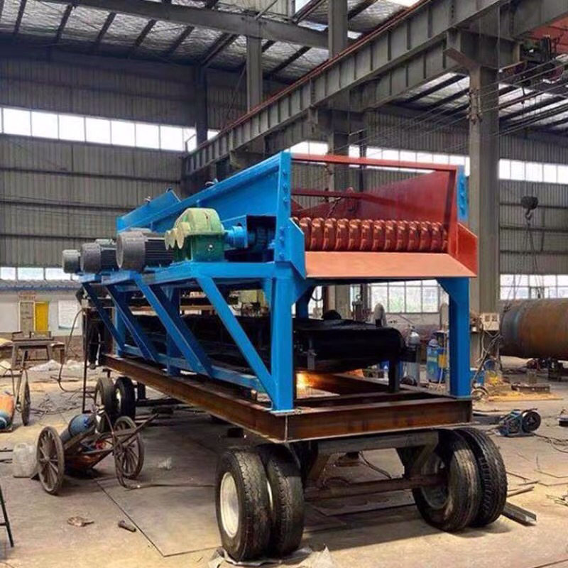 煤矸石泥石分离筛砂石渣土建筑垃圾蝶盘筛新型建筑垃圾泥石分离机