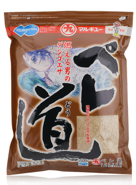 丸九培来道进口鲫鱼饵料600克2229原装日本烤麸雾化专用底钓轻麸