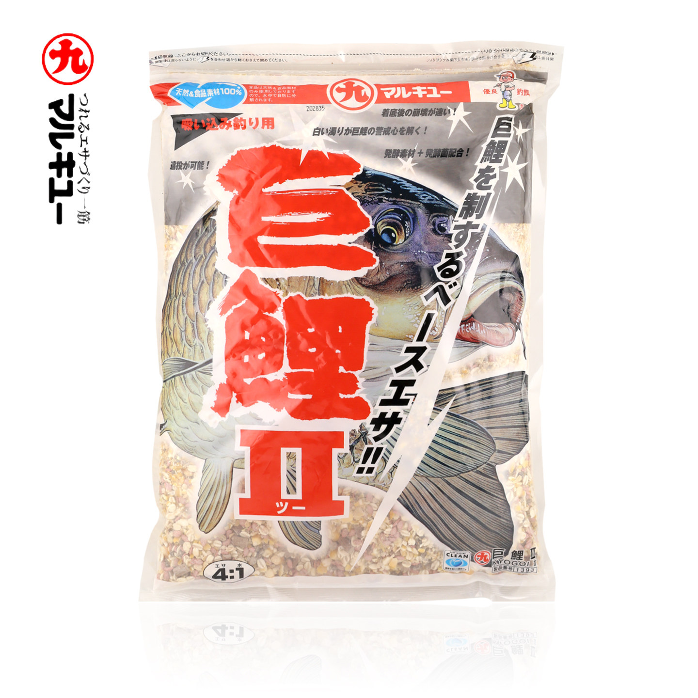 丸九巨鲤日本进口混合颗粒鱼饵料