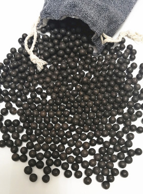 弹弓泥丸加硬安全泥丸8mm 9mm 10mm 黑色泥丸弹弓皮筋粮食弹珠