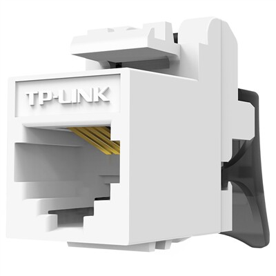 TP-LINK TL-EJ302F三类工程镀金版非屏蔽语音电话模块180度免打线
