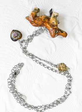 【现货 限时9折】TysGrocery石头腊肠狗项链疯狂