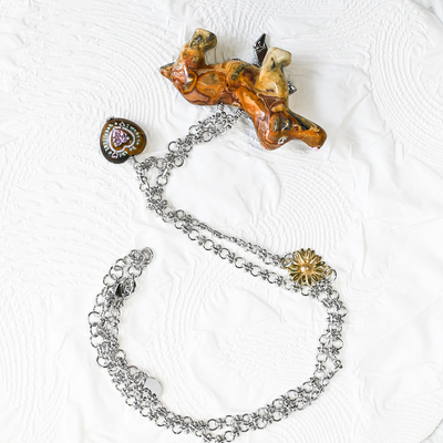 【现货 限时9折】TysGrocery石头腊肠狗项链疯狂