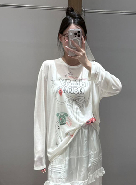 FIZZFLY | 设计师品牌新款 25年秋季电话机字母长袖T恤