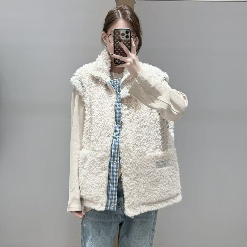 【现货】AVVENN2025冬季新品设计师款羽绒格子马甲