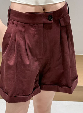 【现货】FIZZFLY | 25冬季设计师品牌新款复古廓形五分短裤