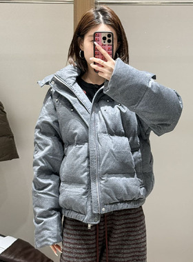 【现货】FIZZFLY | 25冬季设计师品牌新款钉钻鹅绒外套