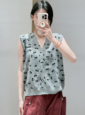 【现货】FIZZFLY | 25设计师品牌新款 25秋季樱桃提花针织马甲