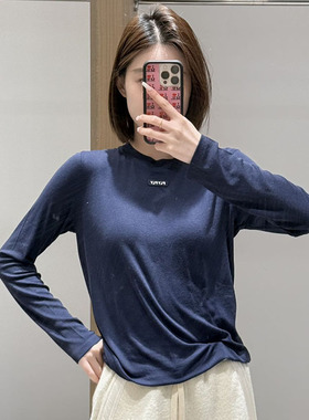 【现货】FIZZFLY | 25冬季设计师品牌新款正肩纯色长袖打底衫