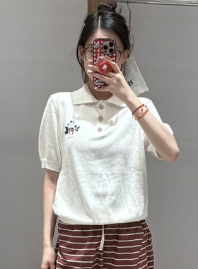 FIZZFLY | 设计师品牌新款 25年秋季胸口小花POLO衫