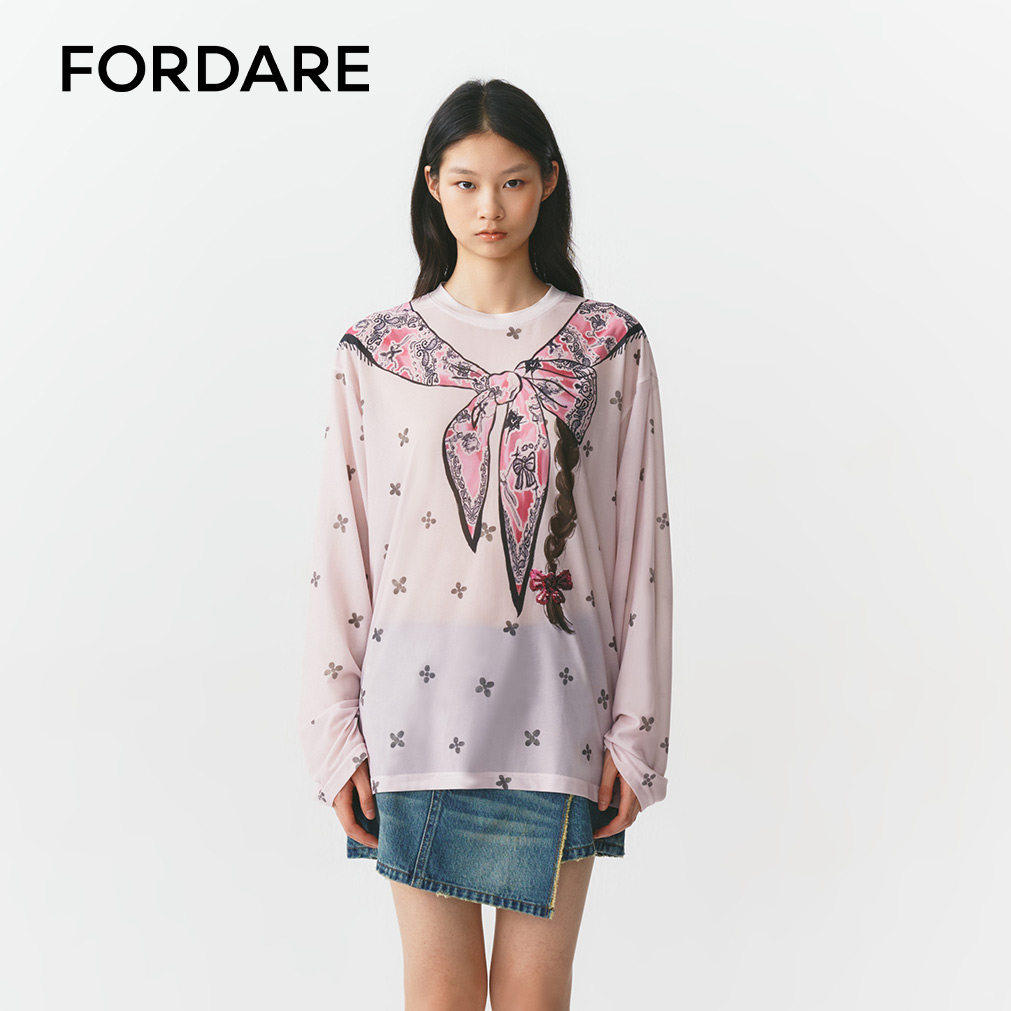 【现货】FORDARE 26夏季新款波西领结T恤