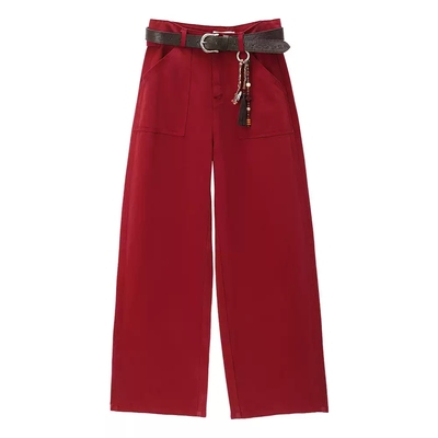 【现货】AVVENN 胶囊系列设计师品牌26早春新品阔腿牛仔长裤