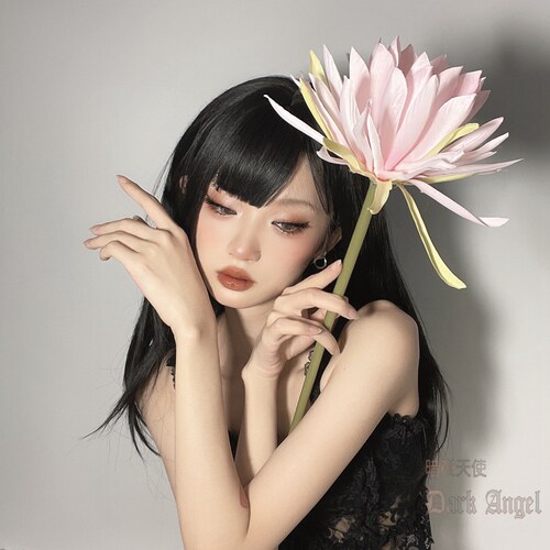 昙花汉服道具配饰仿真古风