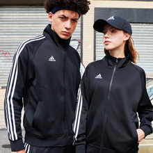 Adidas阿迪达斯官网外套男女2020秋冬情侣休闲夹克运动服上衣外套