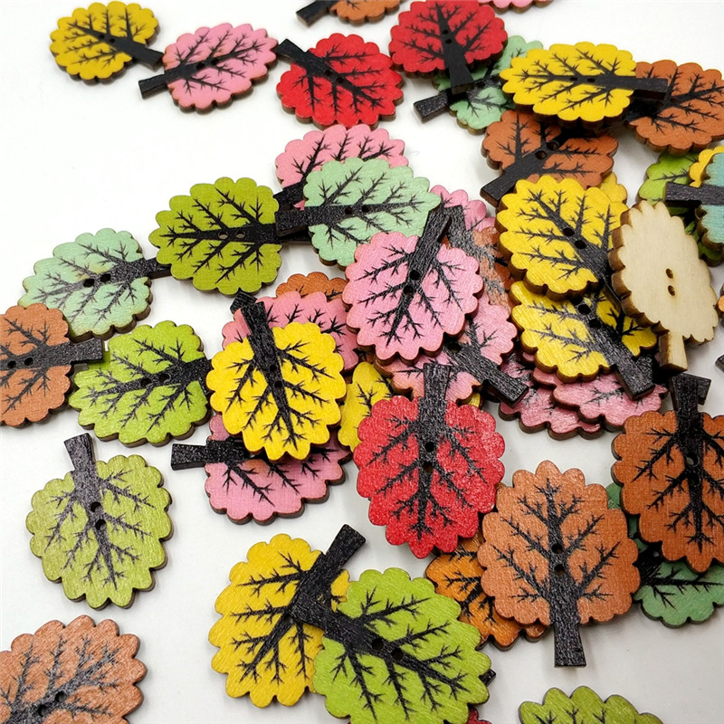 100颗/包彩绘卡通纽扣猫鱼复活蛋