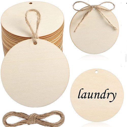 diy幼儿园分区牌带孔木片挂牌