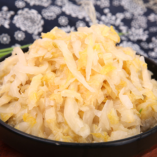 正宗内蒙酸菜丝 呼市本地大白菜 拍六发七包邮500g农家特产大缸腌