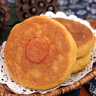 内蒙丰镇风味青城杨老大老式红糖混糖月饼200g混糖胡麻油包邮焙子