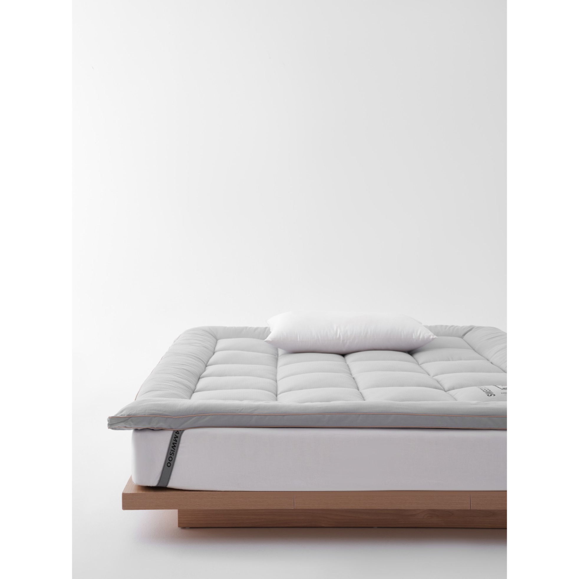 杜杜水水洗床纯色缝护垫长绒