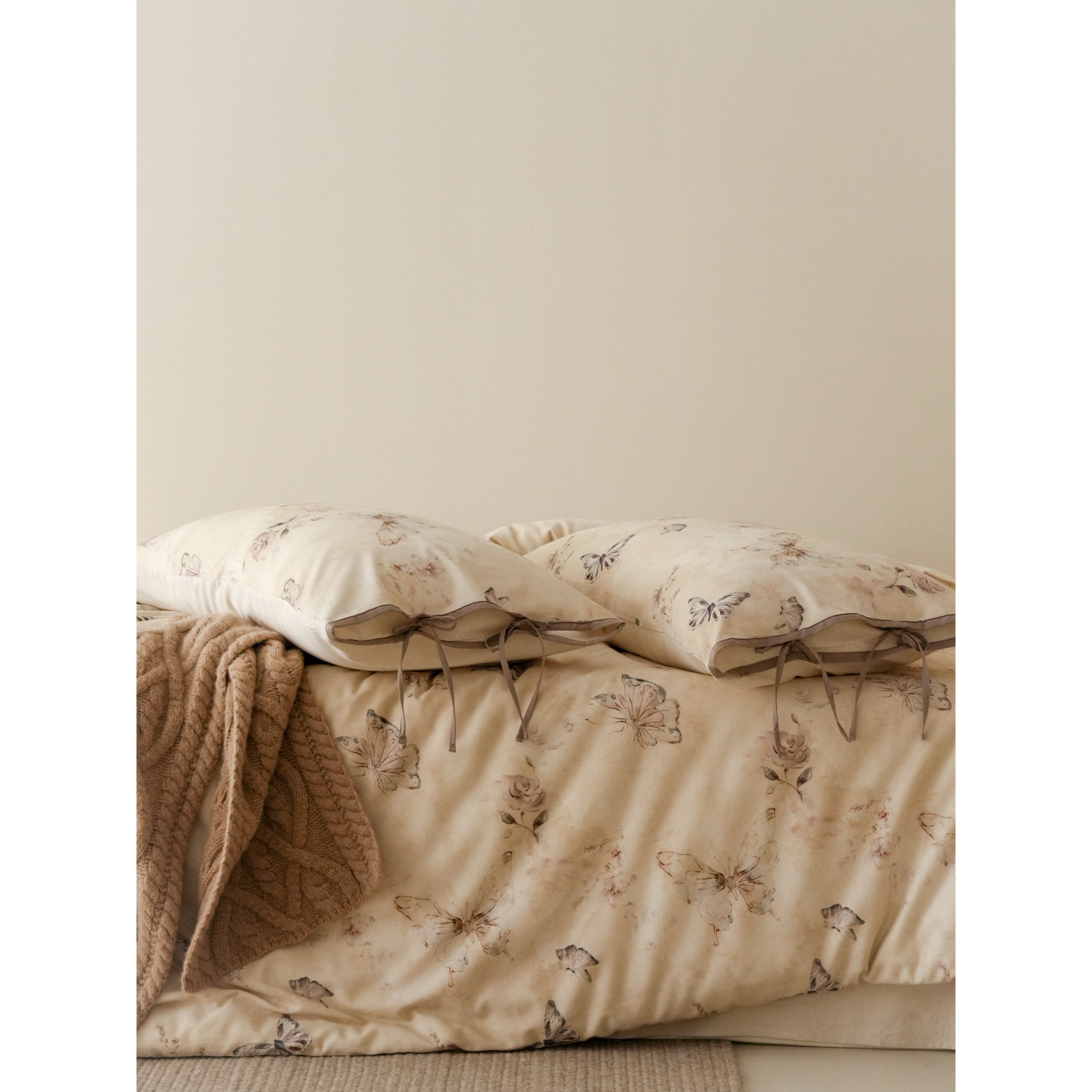 LIWOO｜棉麻印花四件套 东方雅麻 中式素雅床品