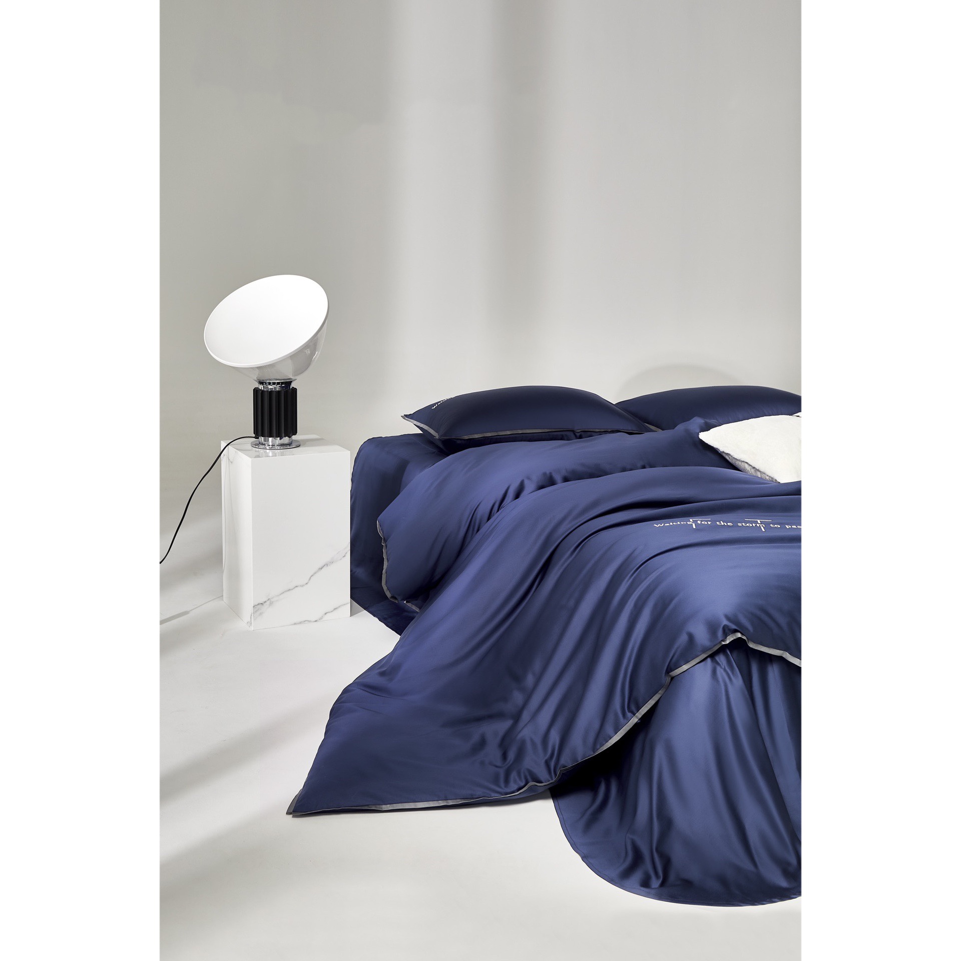 莫迪兰色做旧水洗工艺四件套