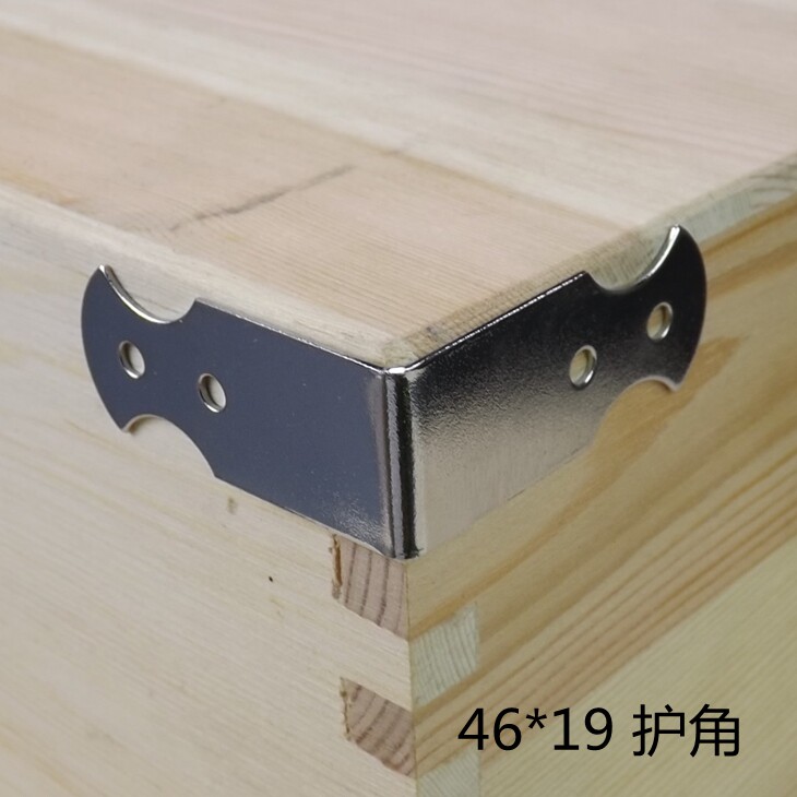 铁护角 铁皮包角木箱包角包边包装箱配件/角码/铁皮护角46*19包条图片