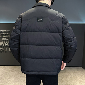 2025年冬季男微宽松修身民族风拼色羽绒服A230-23655-P165(控265)图片