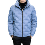 2025冬男款标90修身压花立领贴标羽绒服A230-K001-P175(控270)，男装羽绒服，电商A230