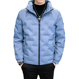 2025冬男款标90修身压花立领贴标羽绒服A230-K001-P175(控270)图片