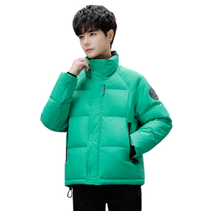 2025冬男标90玉米格贴标宽松羽绒服A230-909-P268（控368）图片