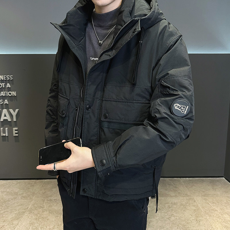 2025冬男款微宽松工装标90%羽绒服A230-9150-355（控498），男装羽绒服，电商A230